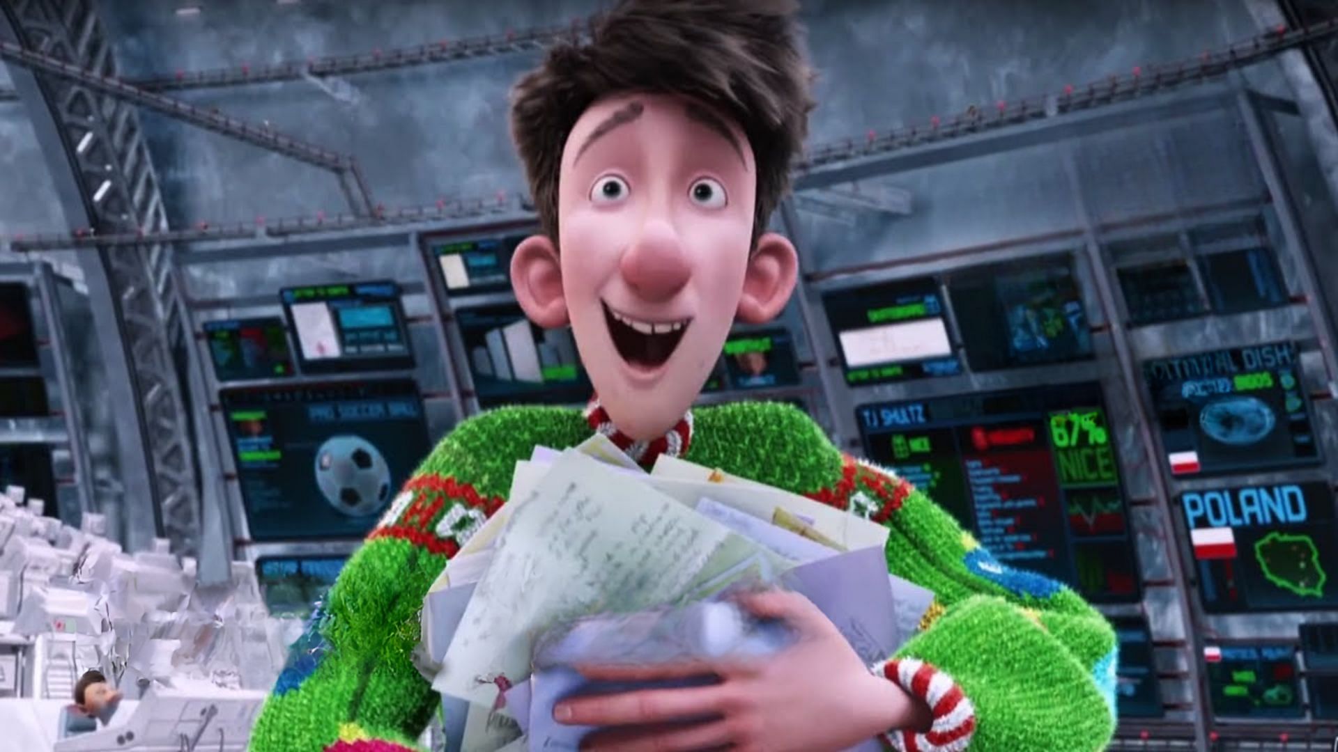 Arthur Claus in Arthur Christmas (Image via YouTube/@Sony Pictures Entertainment)