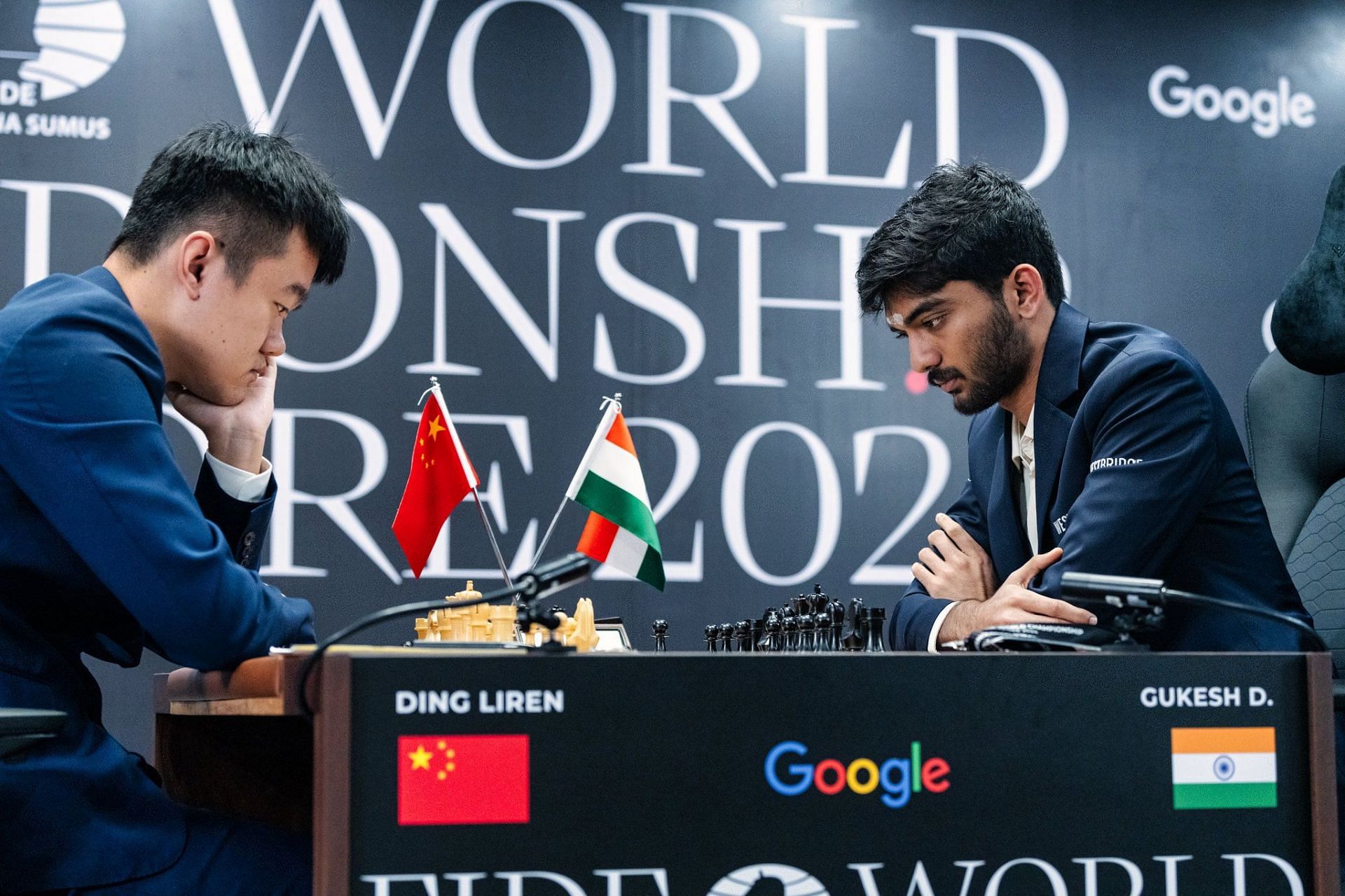 World Chess Championship 2024 Gukesh D and Ding Liren settle for a draw in Game 4