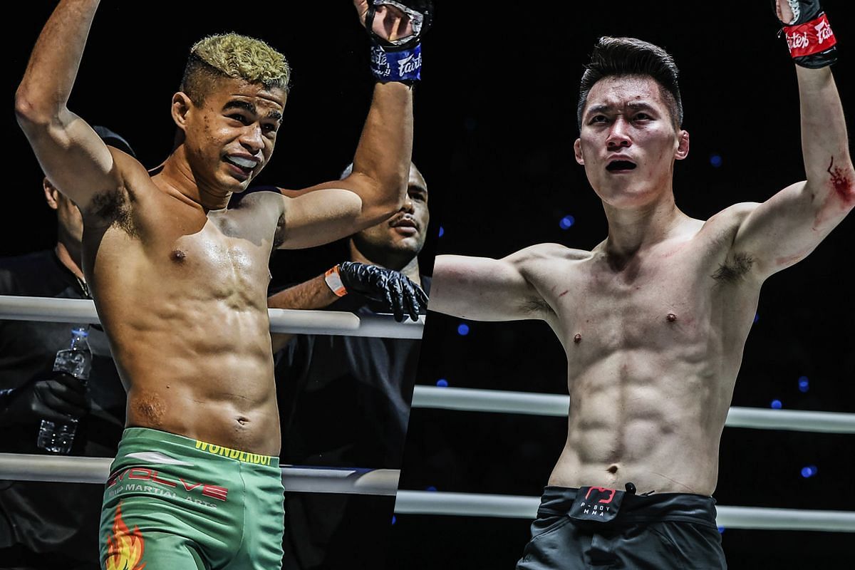 (left) Fabricio Andrade and (right) Kwon Won Il 