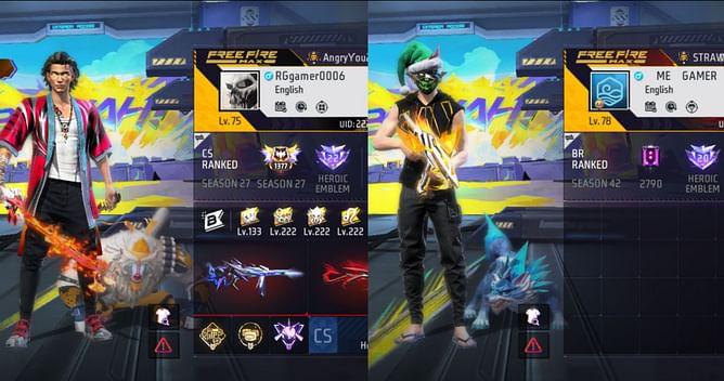 RG Gamer Live vs ME Gamer: किसके Free Fire MAX में बेहतर क्लैश स्क्वाड स्टैट्स हैं?