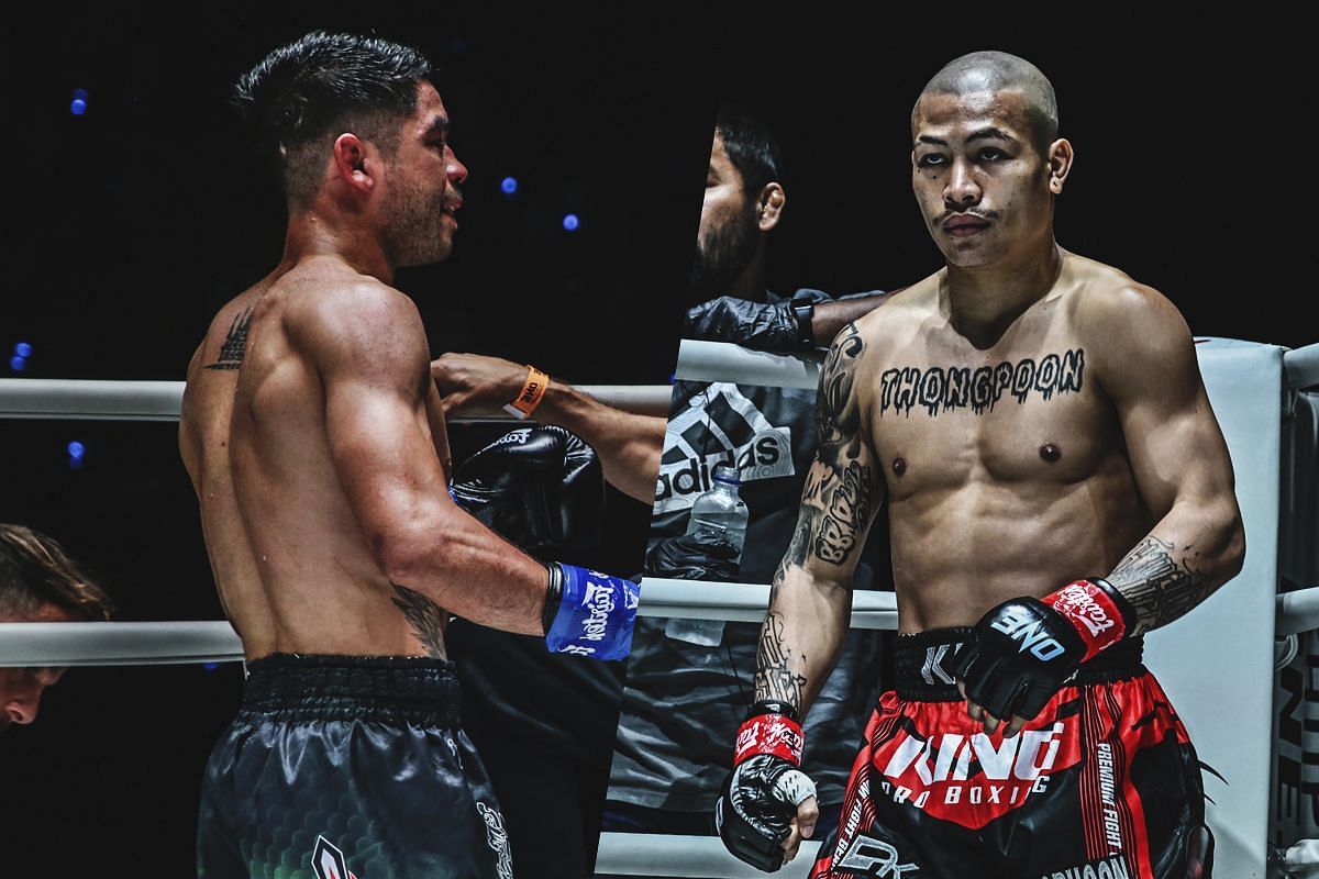 Danial Williams (Left) faces Thongpoon (Right) at Lumpinee