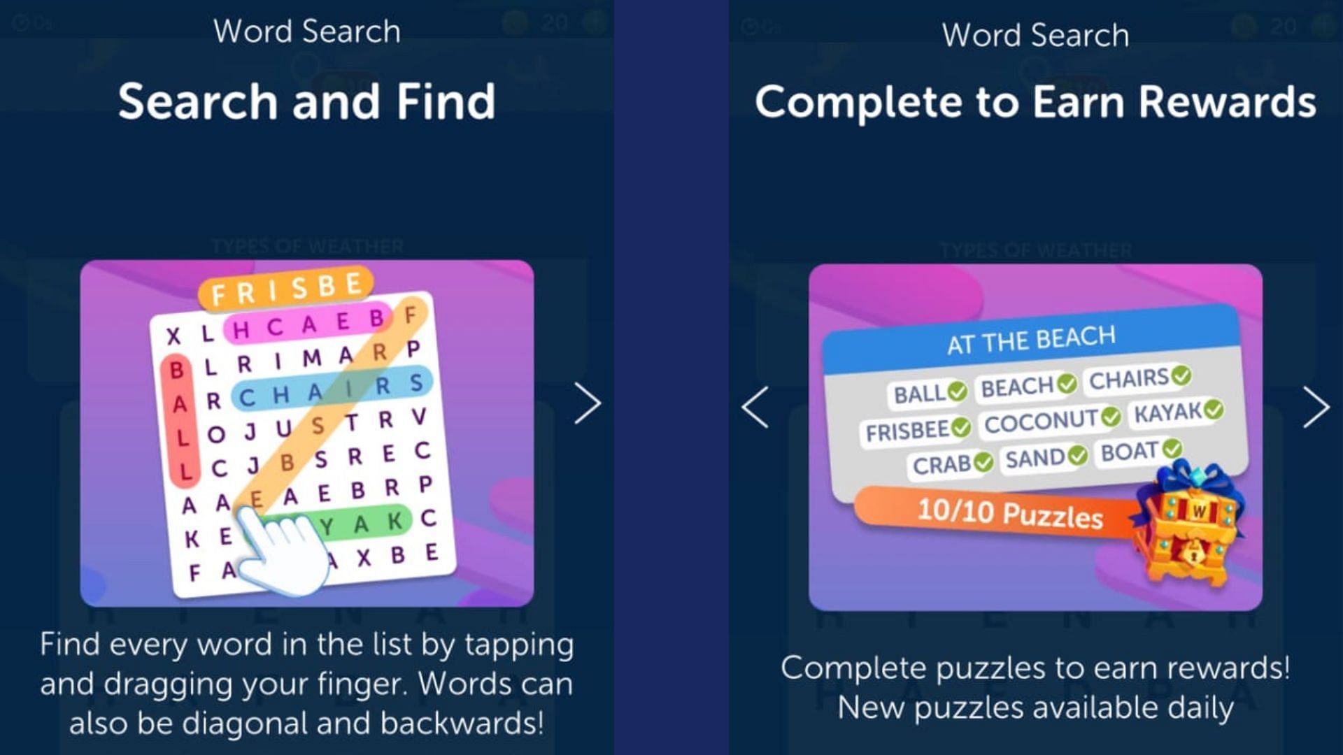 Word Search in Words with Friends (Image via Zynga)