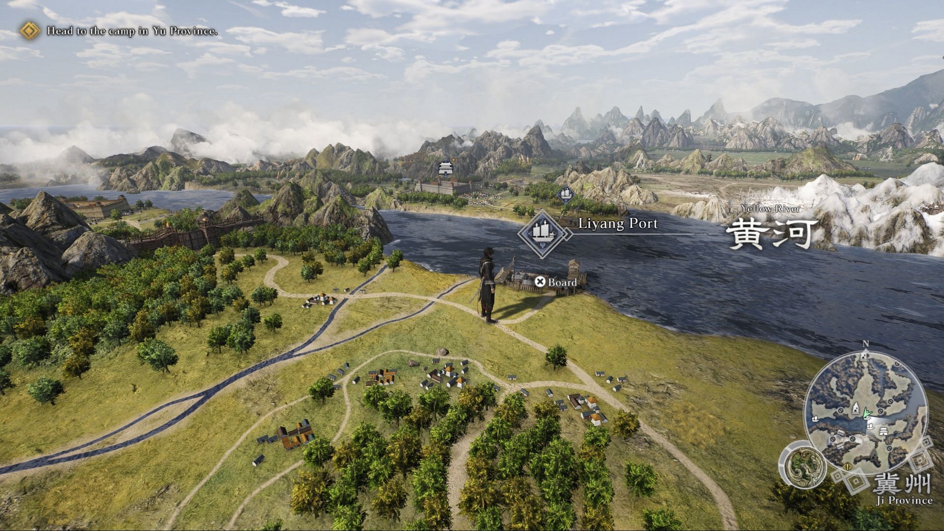 Whether traveling by land or water, this map doesn&#039;t disappoint (Image via Koei Tecmo)