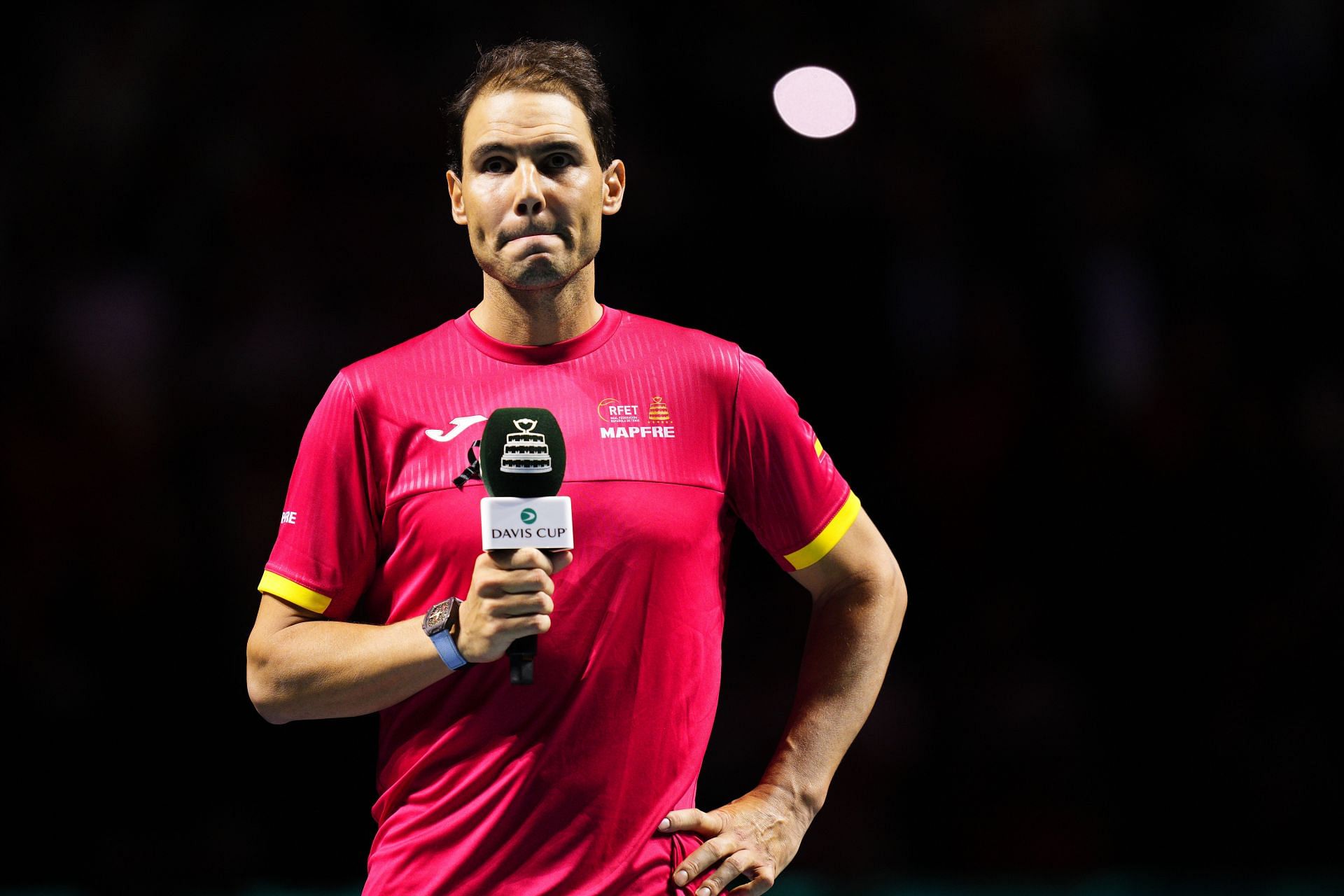 The Spaniard at the 2024 Davis Cup Finals (Source: Getty)