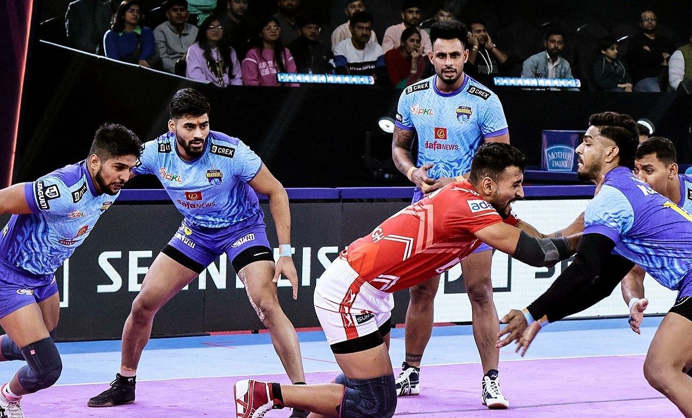 गुजरात जायंट्स vs बंगाल वारियर्स (Photo Credit - @ProKabaddi)