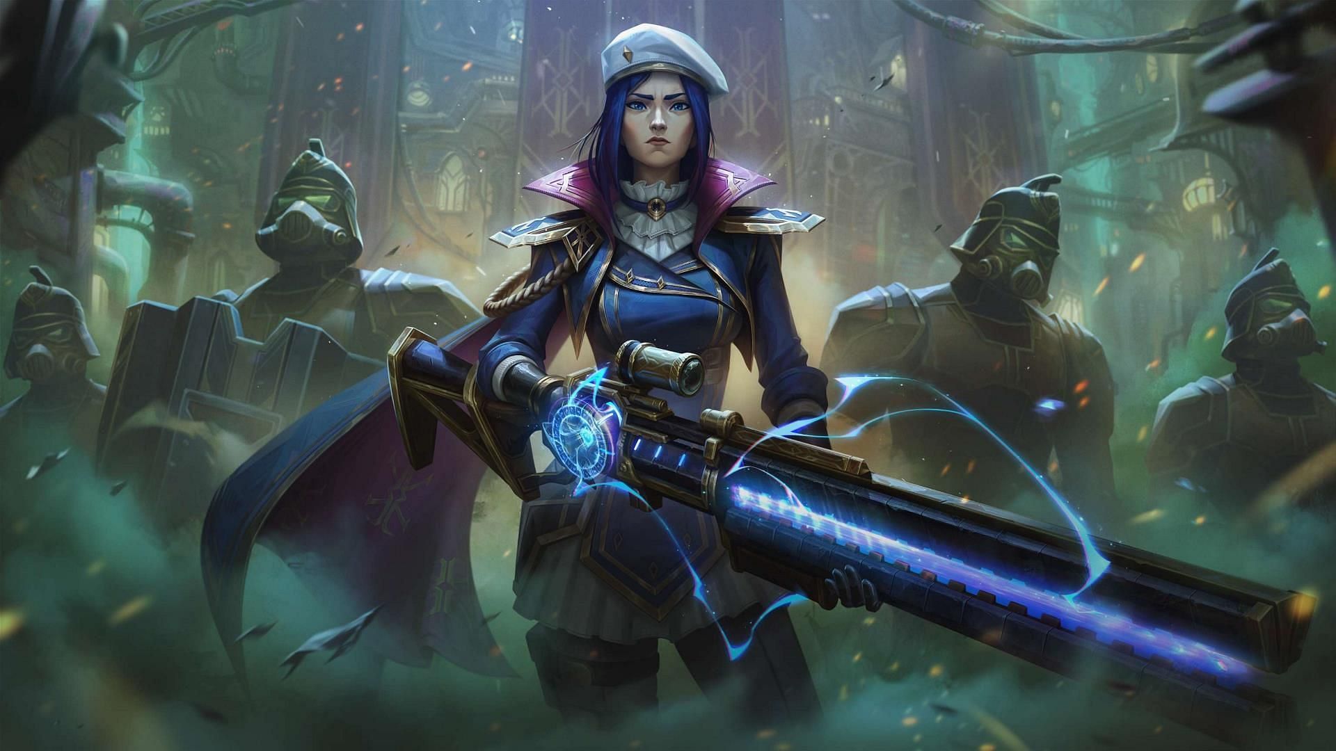 Commander Caitlyn splash art (Image via Riot Games)