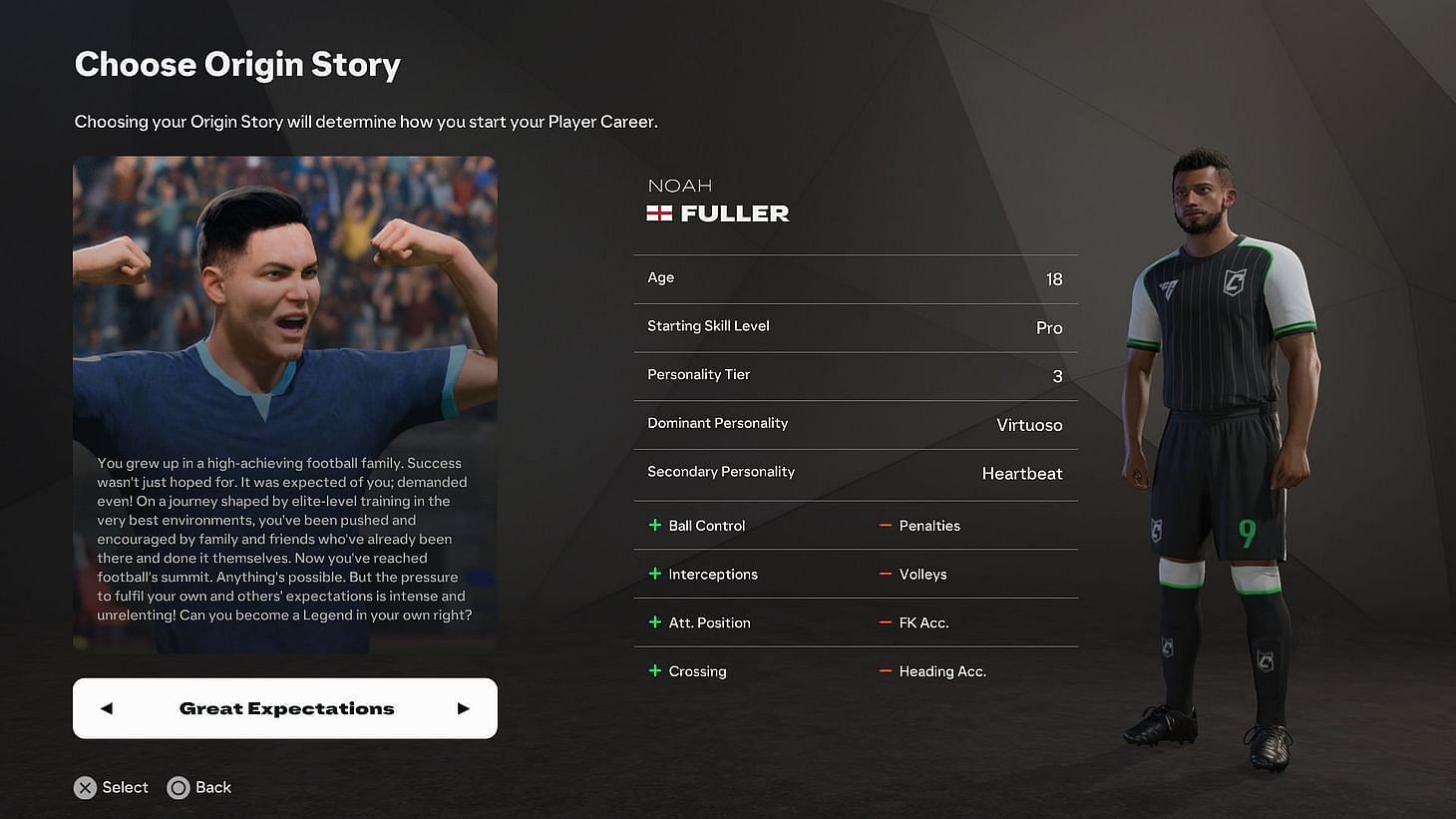 NBA 2K25 vs EA FC 25: Choosing an Origin Story (Image via EA Sports)