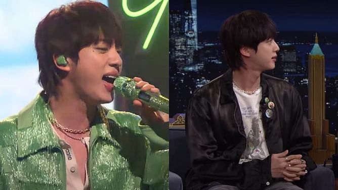 "That outfit SCREAMS Jin" - Fans react to the BTS member’s outfits from his appearance on ‘The Jimmy Fallon Show’