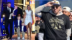 "He sleeps next to Charlie every night" - Freddie Freeman's wife Chelsea gushes over son bonding with 'sweetest' family cat Champ