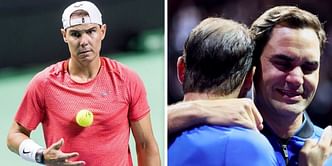 Rafael Nadal addresses speculation about Roger Federer's possible Malaga plans as Spaniard's retirement at Davis Cup Finals nears