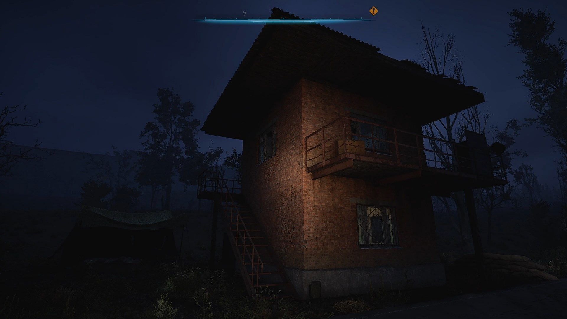 Find the Peat Interrogation Recording from the building near Rookie Village (Image via GSC Game World)