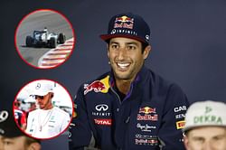 When Daniel Ricciardo showed the middle finger to a fan who questioned him how a Lewis Hamilton rear wing looked like