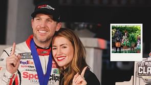 Denny Hamlin's fiancée Jordan Fish drops 4-word reaction to Samantha Busch's Halloween outfit creativity