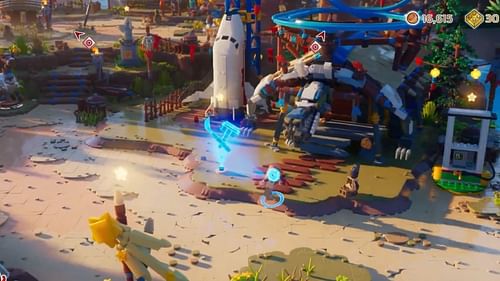 Set up a spaceship to help the villagers (Image via Sony Interactive Entertainment)