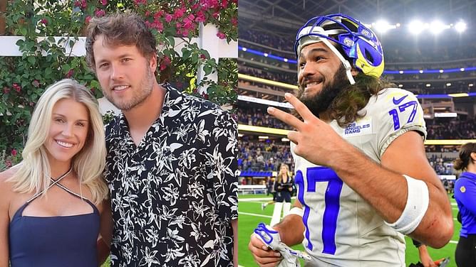 Matthew Stafford's wife Kelly has emotional response to Puka Nacua rocking Rams QB's throwback Georgia jersey