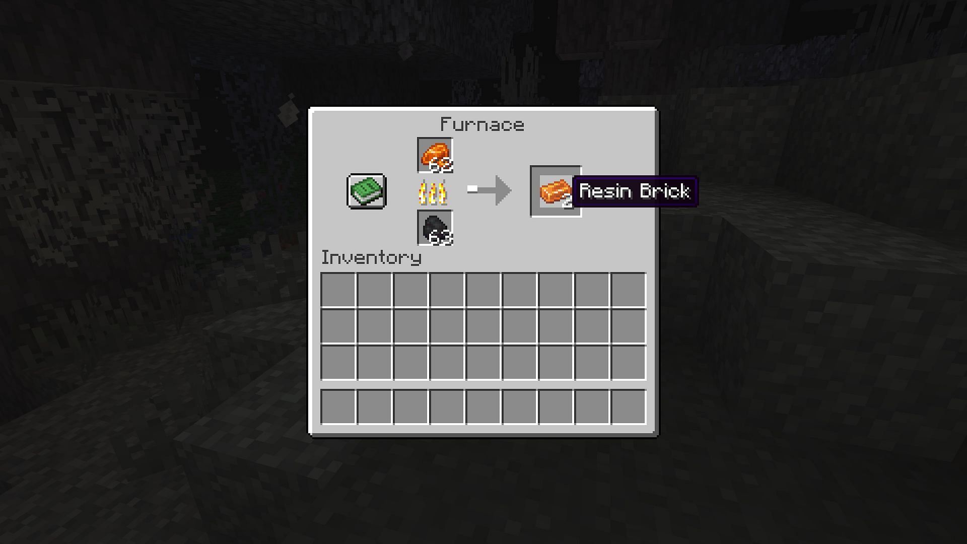 Resin brick recipe (Image via Mojang)