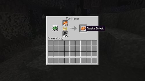 Resin brick recipe (Image via Mojang)