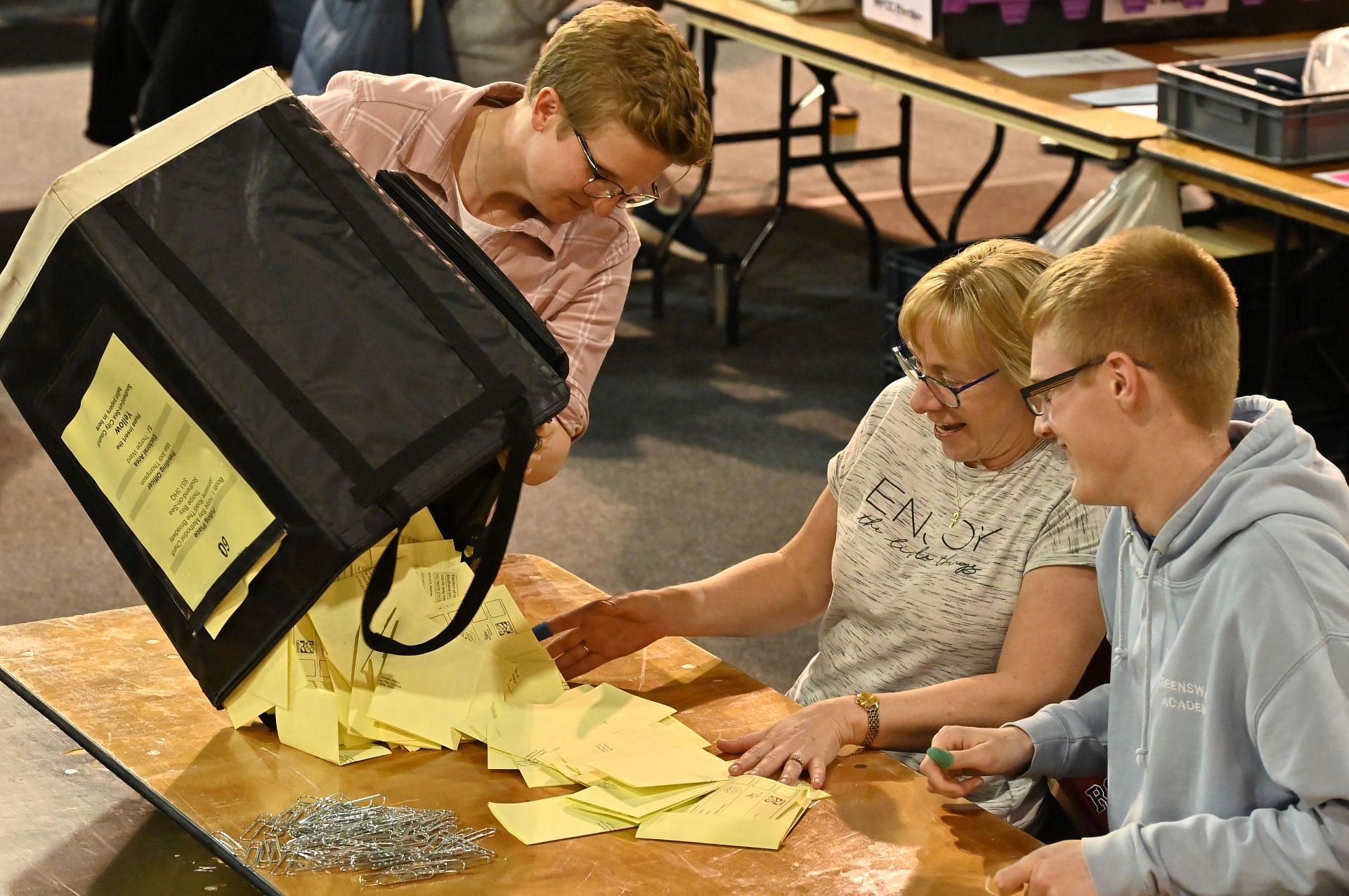 Voters Go To The Polls In The UK Local Elections - Source: Getty