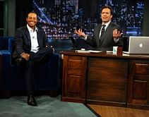 "He's a baby in diapers": When Tiger Woods' video of son Charlie's golf shot left Jimmy Fallon astonished