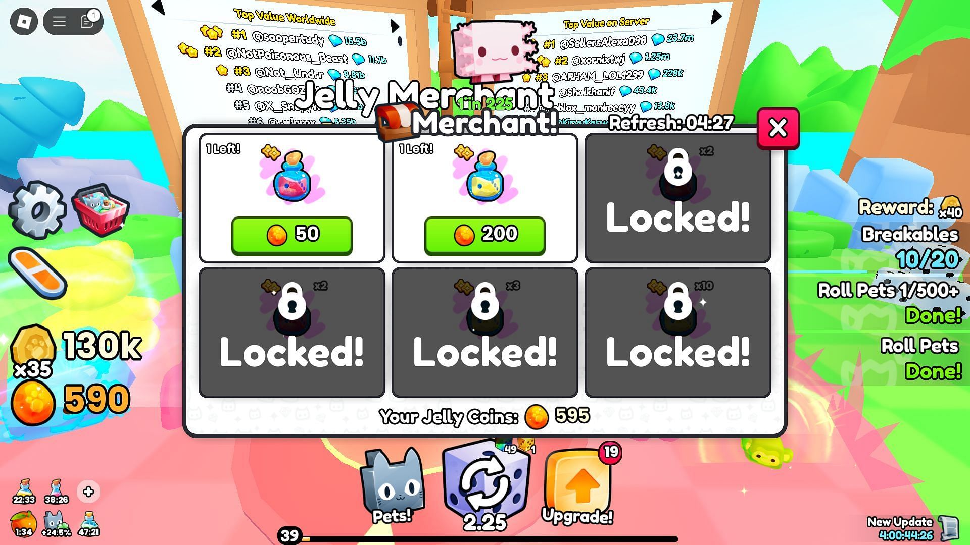 Jelly Event merchant (Image via Roblox)