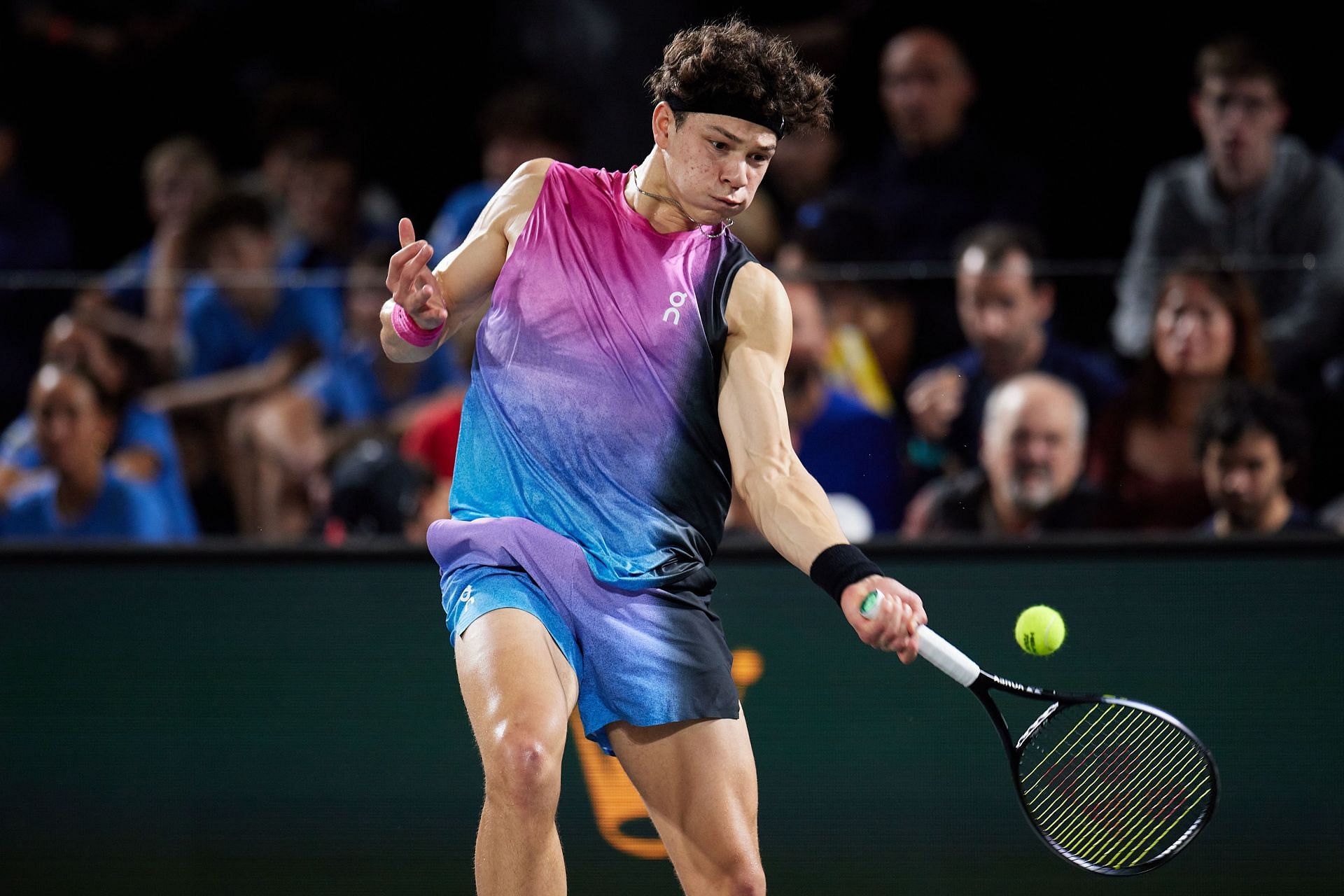 Ben Shelton at the Rolex Paris Masters 2024 - Day 2 - (Source: Getty)