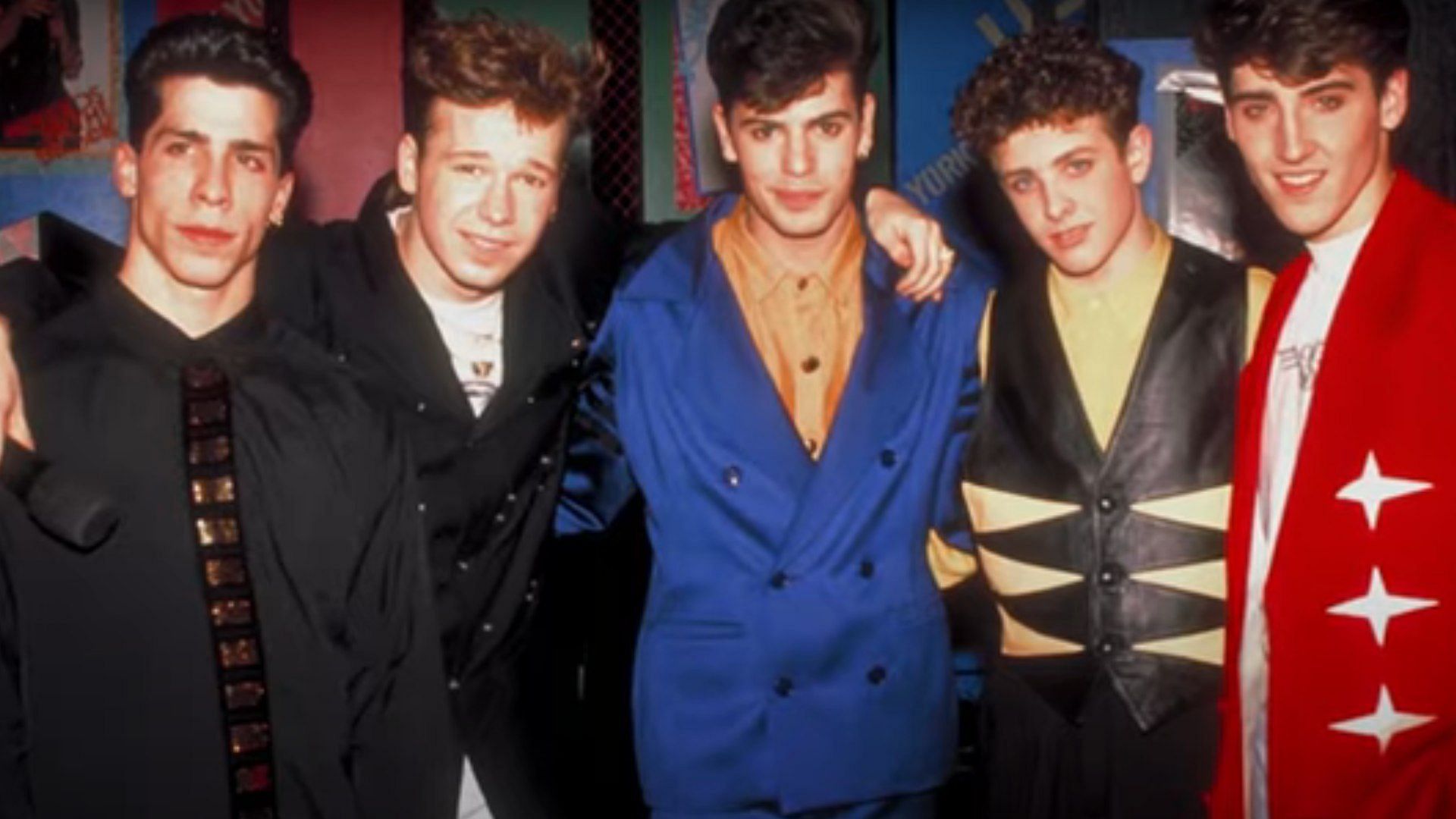 A still of New Kids on the Block from the documentary (Image via Paramount Plus)