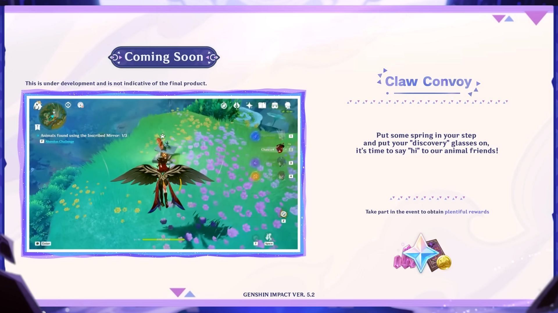 Claw Convoy event in version 5.2 (Image via HoYoverse)