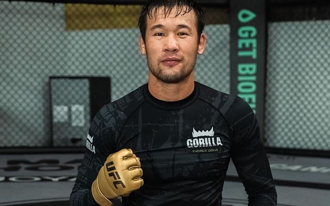 Photos: Shavkat Rakhmonov pokes fun at golden gloves ahead of UFC 310 clash with Ian Garry