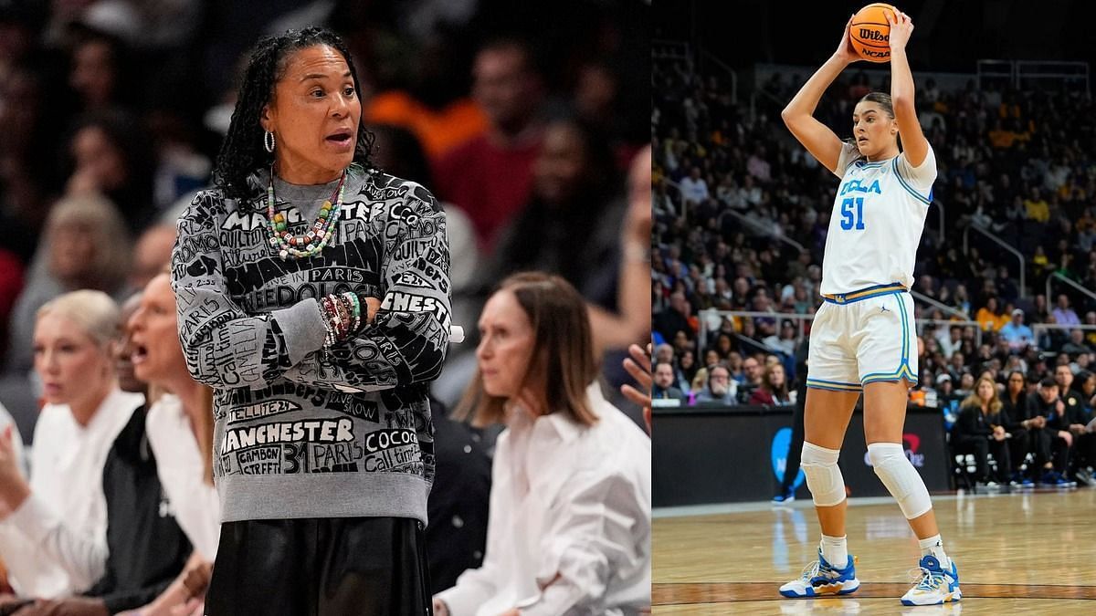 Dawn Staley, Lauren Betts (Image Credits: IMAGN)