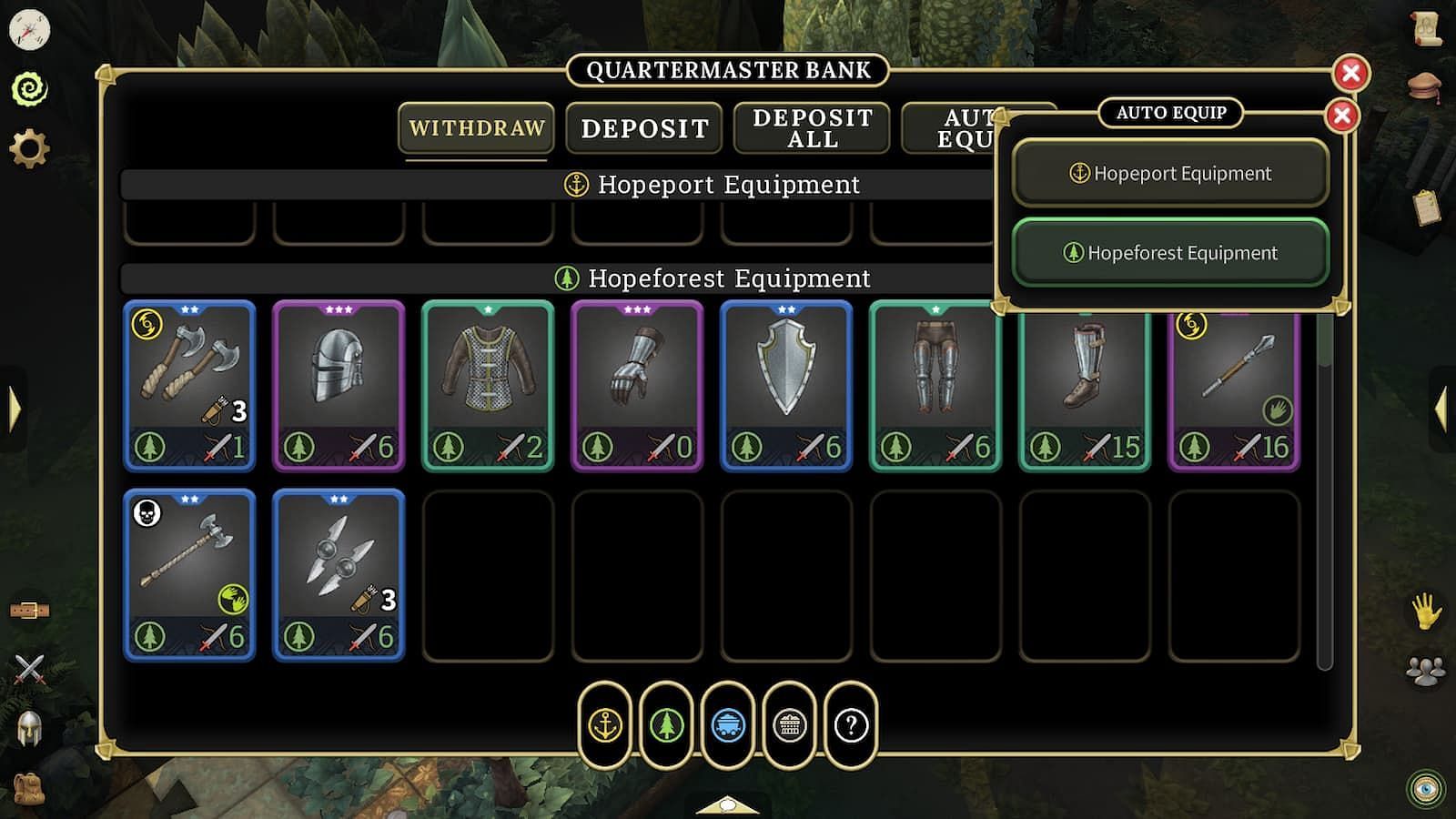 Here's how you auto-equip the gear (Image via Fen Research Limited)