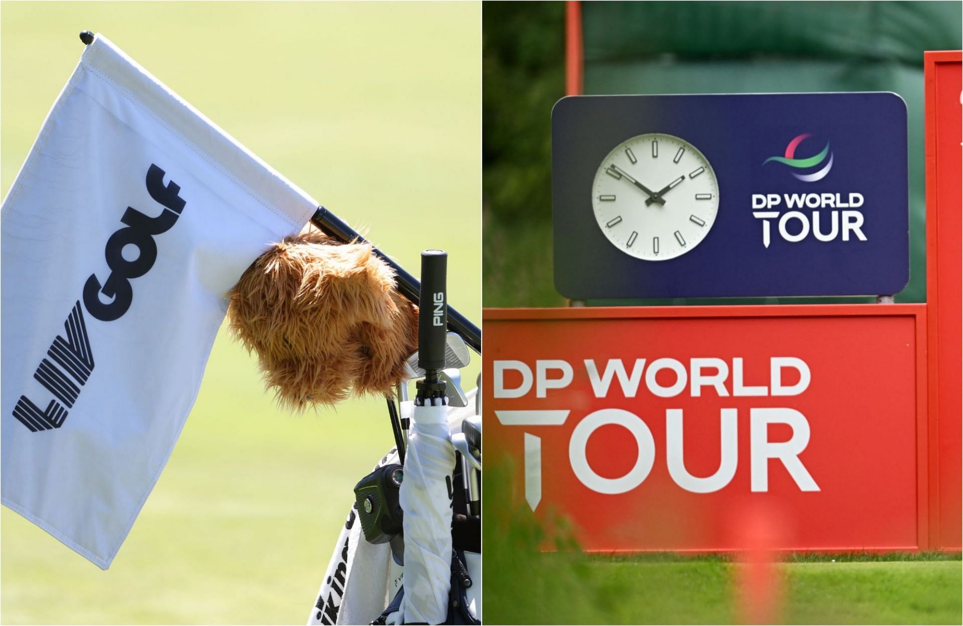 LIV Golf and DP World Tour (Image Source: Getty)