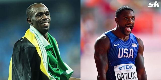 Usain Bolt reflects on his first faceoff against Justin Gatlin. (Images by Getty)