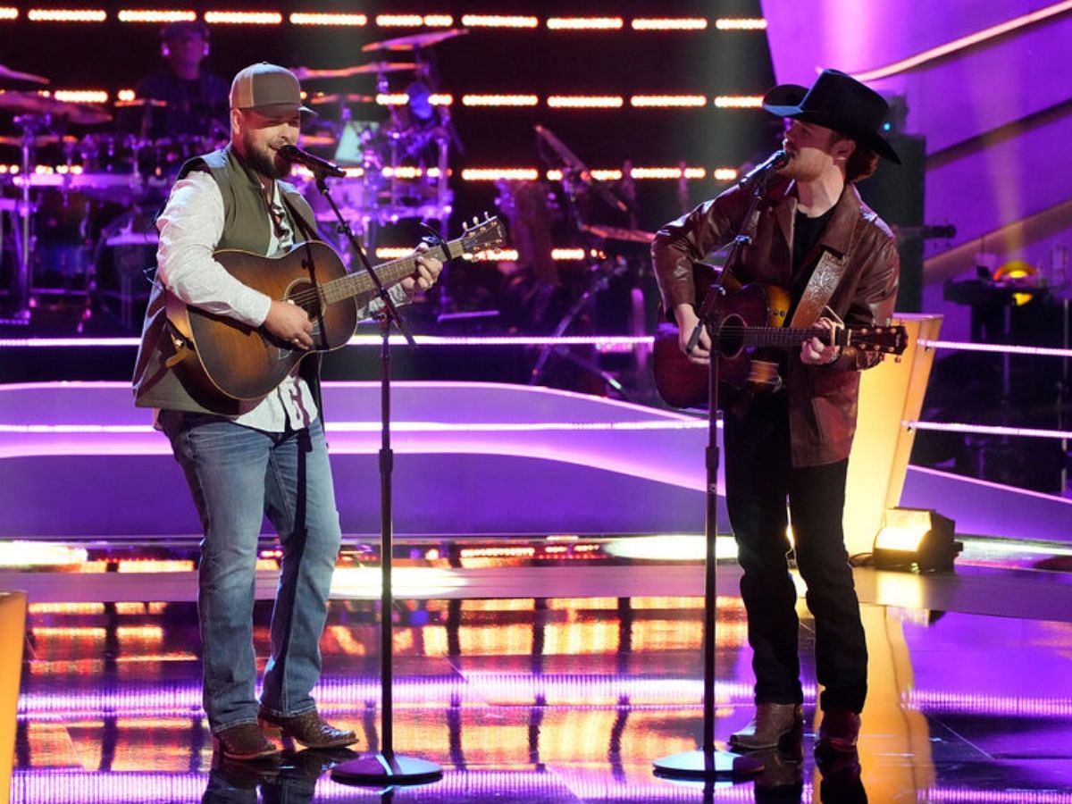 Tate Renner and Tanner Frick of Team Reba (Image via NBC)