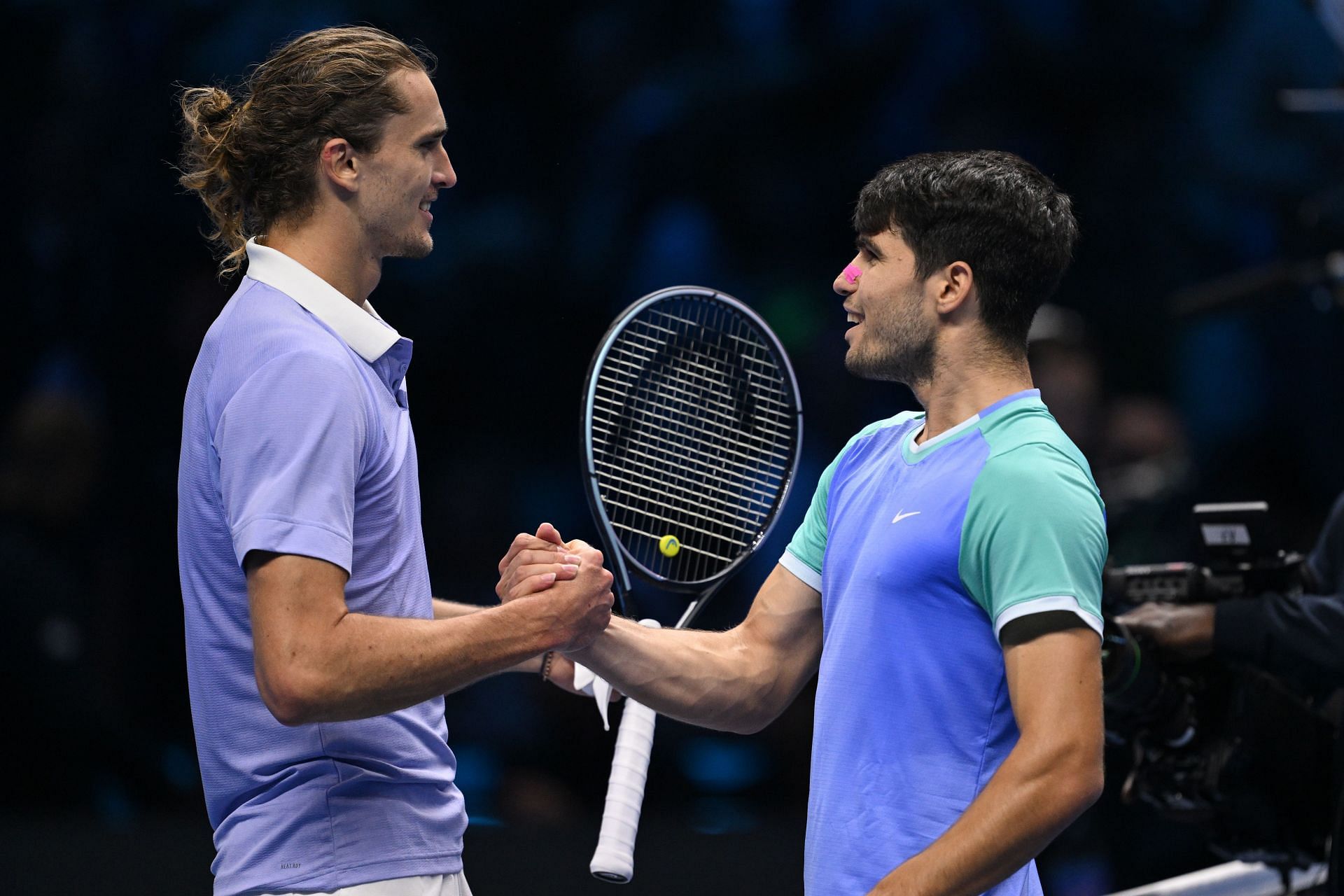 Alexander Zverev and Carlos Alcaraz (Source: Getty)