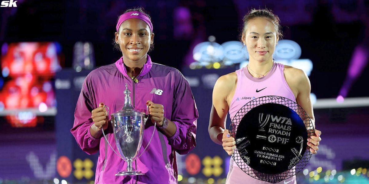 Coco Gauff (L) &amp; Zheng Qinwen (R) [Image Source: Getty Images]