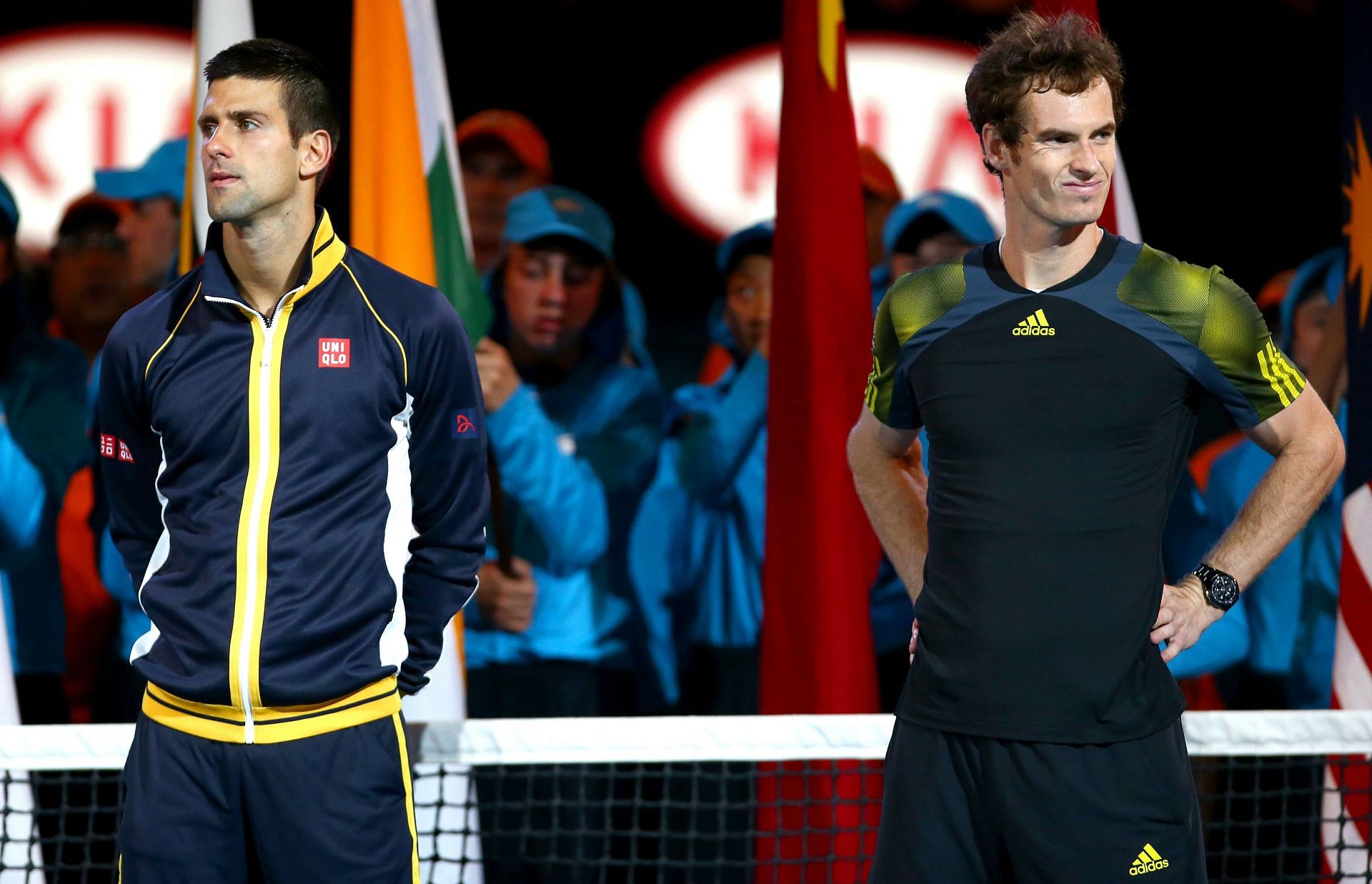 Andy Murray &amp; Novak Djoković - Source: Getty