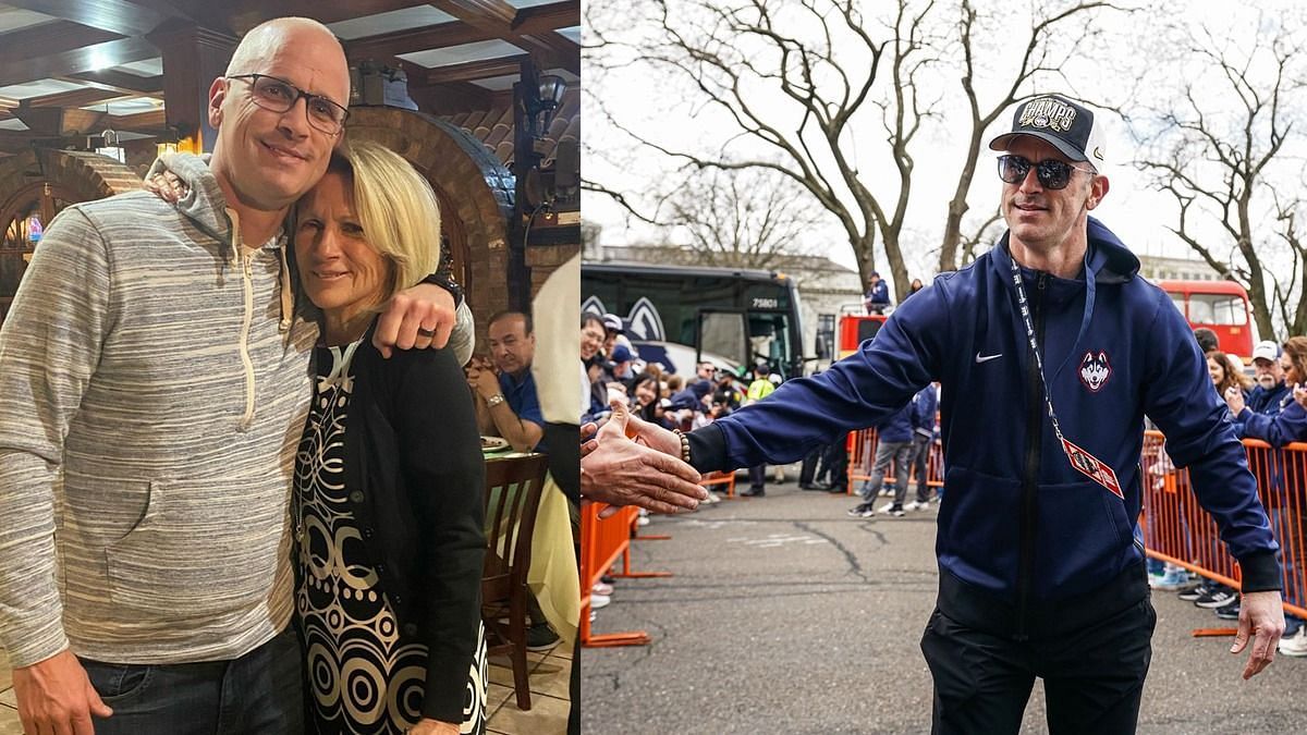 Dan Hurley and his mother, Christine (Image Credits: IMAGN, Instagram/@coachdanhurley)