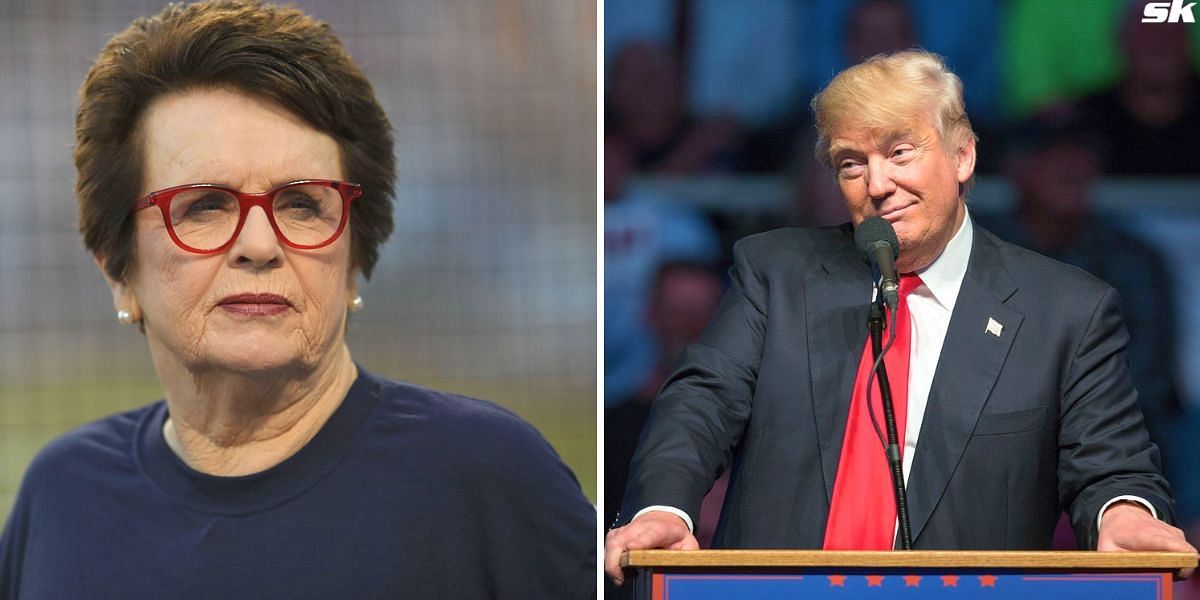 Billie Jean King (L) &amp; Donald Trump (R) [Image Source: Getty Images]