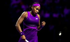 WATCH: Coco Gauff falls to the floor in celebration after comeback win over Zheng Qinwen to seal WTA Finals 2024 triumph