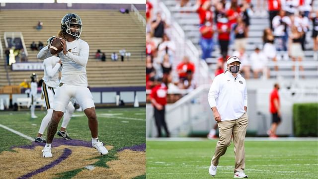 Julian Lewis and Kirby Smart (Images via Instagram/Julian Lewis and Kirby Smart)