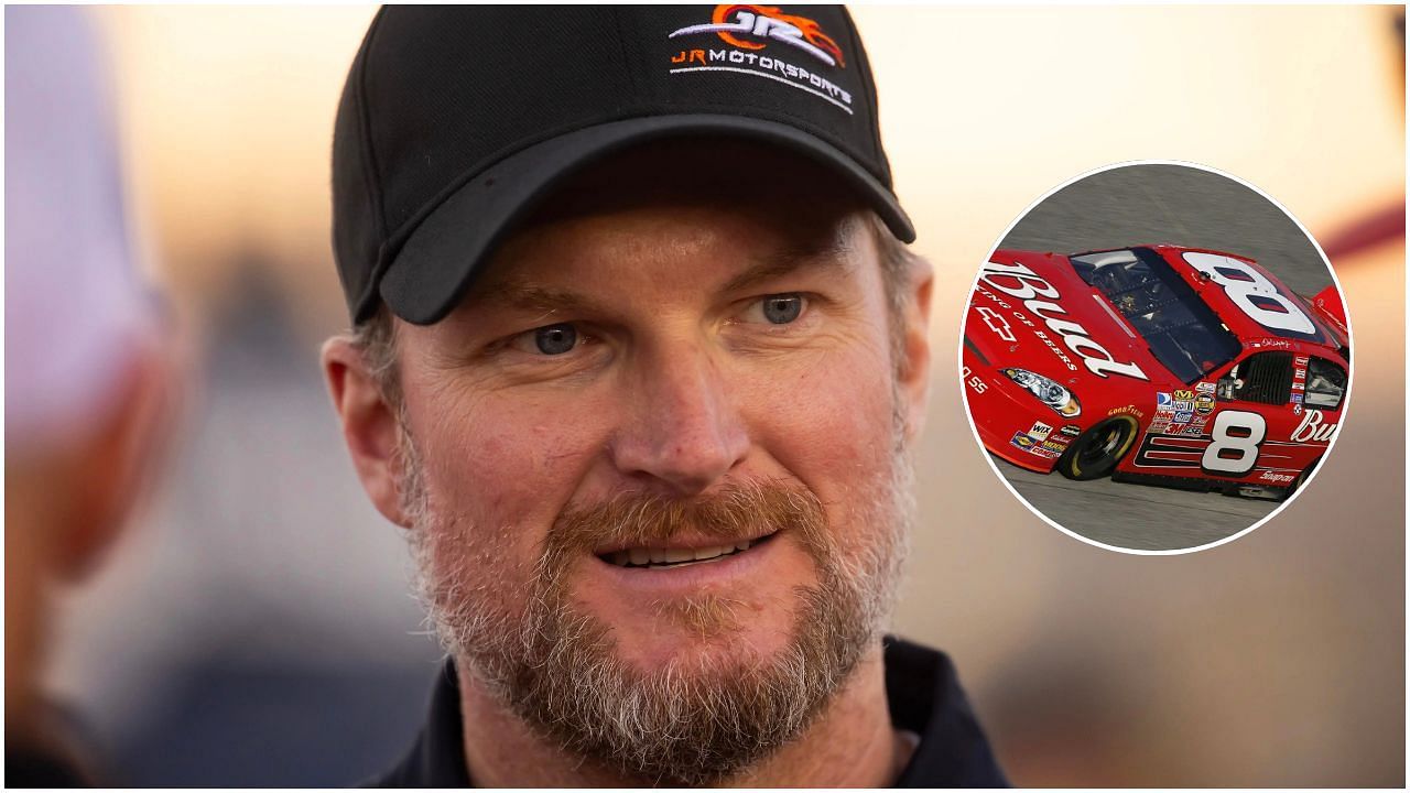 Dale Earnhardt Jr. all set for the No. 8 Budweiser Chevy comeback (via IMAGN, Getty)