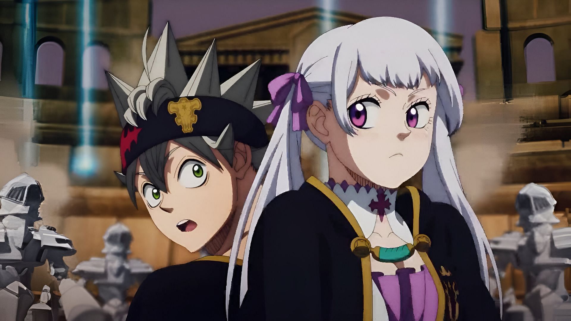 Asta and Noelle as seen in the anime movie (Image via Studio Pierrot)