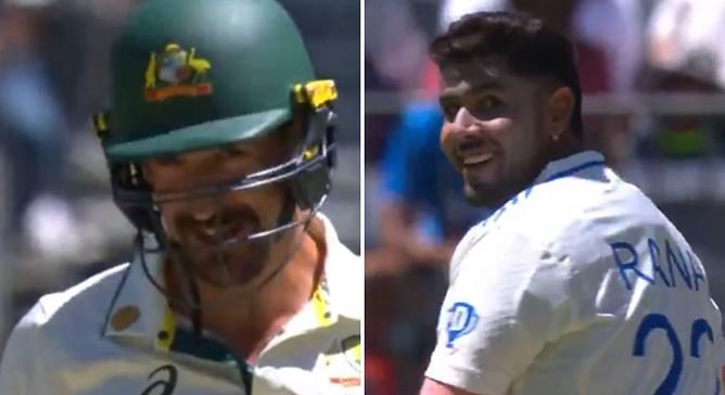 “I bowl faster than you” – Mitchell Starc warns ex-KKR teammate Harshit Rana after being hit on gloves by bouncer in 1st IND vs AUS BGT 2024-25 Test