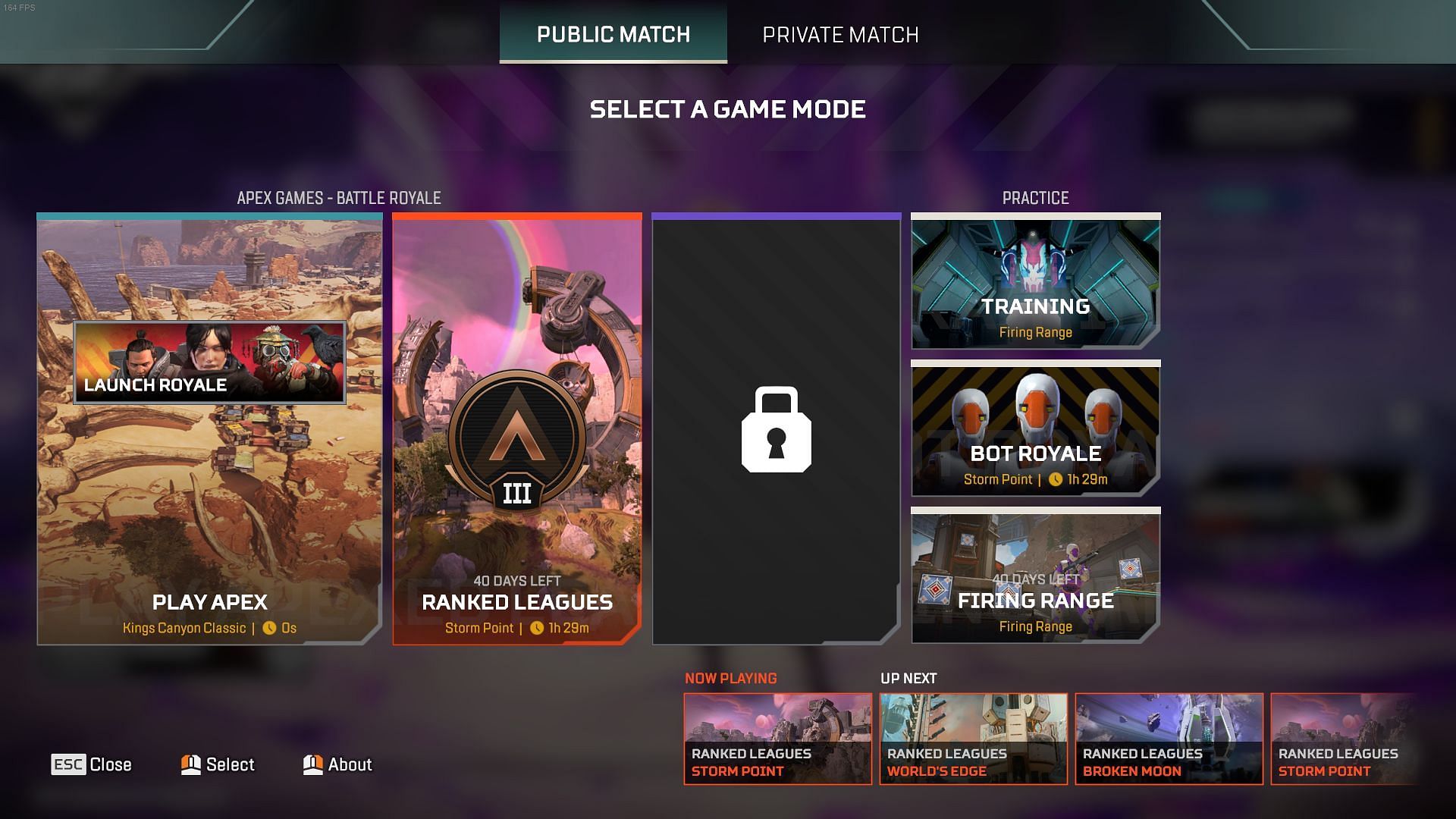 Apex Legends playlist and map rotations (Image via EA)