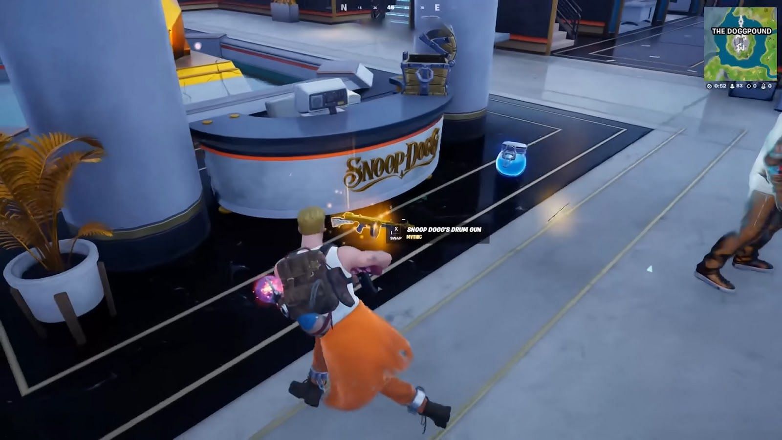 Snoop Dogg&#039;s Drum Gun (Image via Epic Games)