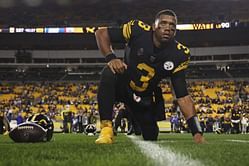 Russell Wilson's son rocks George Pickens no. '14' jersey during Steelers vs Ravens