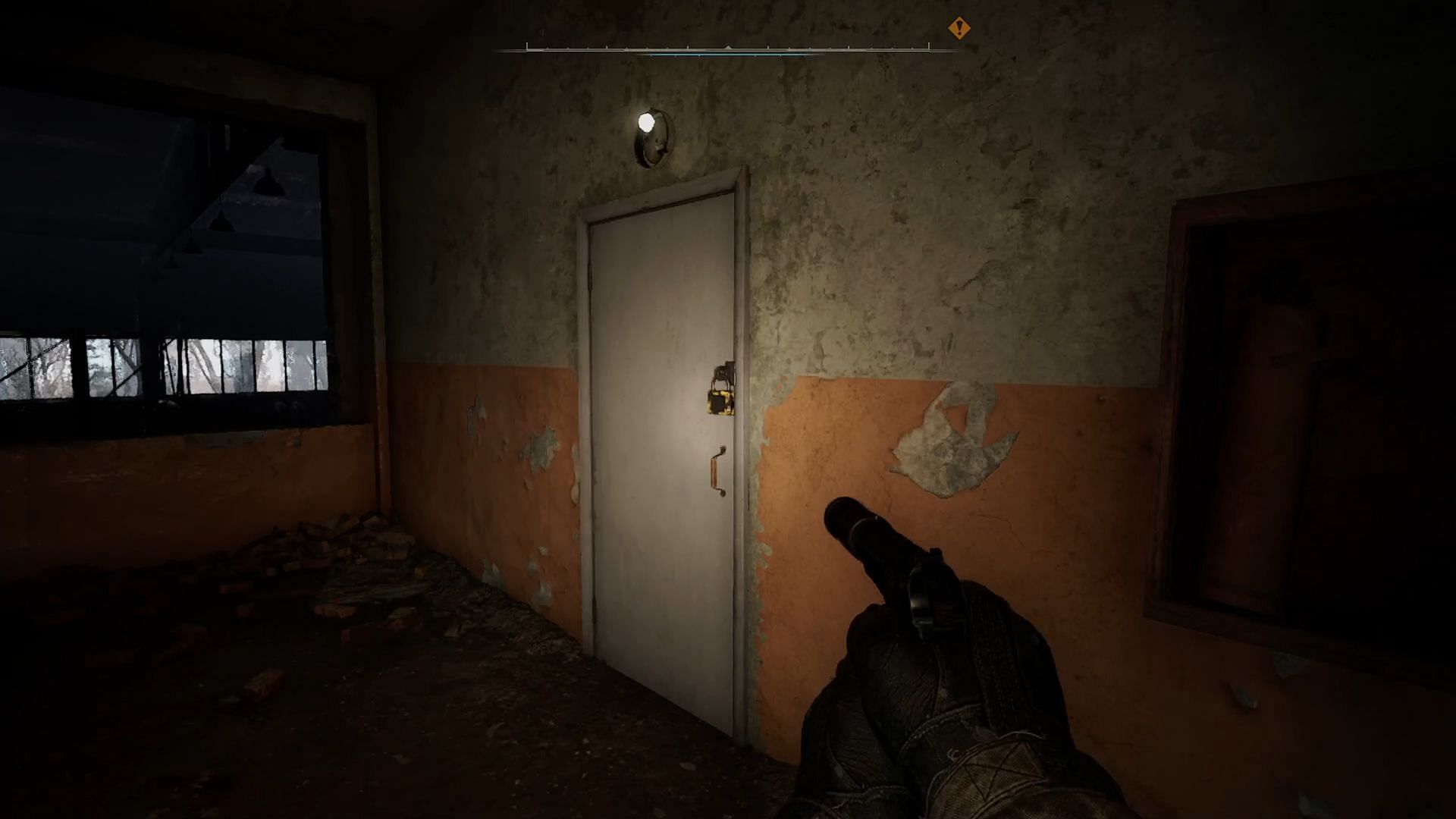 Find Serpentine behind a white locked door at the Factory (Image via GSC Game World)