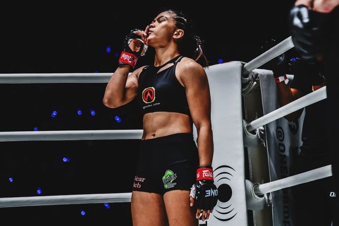 Denice Zamboanga adopting a "mindset of champions" in dealing with recent setbacks in fighting career