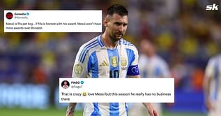 “Love Messi but this season, he really has no business there” - Fans label Lionel Messi ‘FIFA pet boy’ after latest award nomination