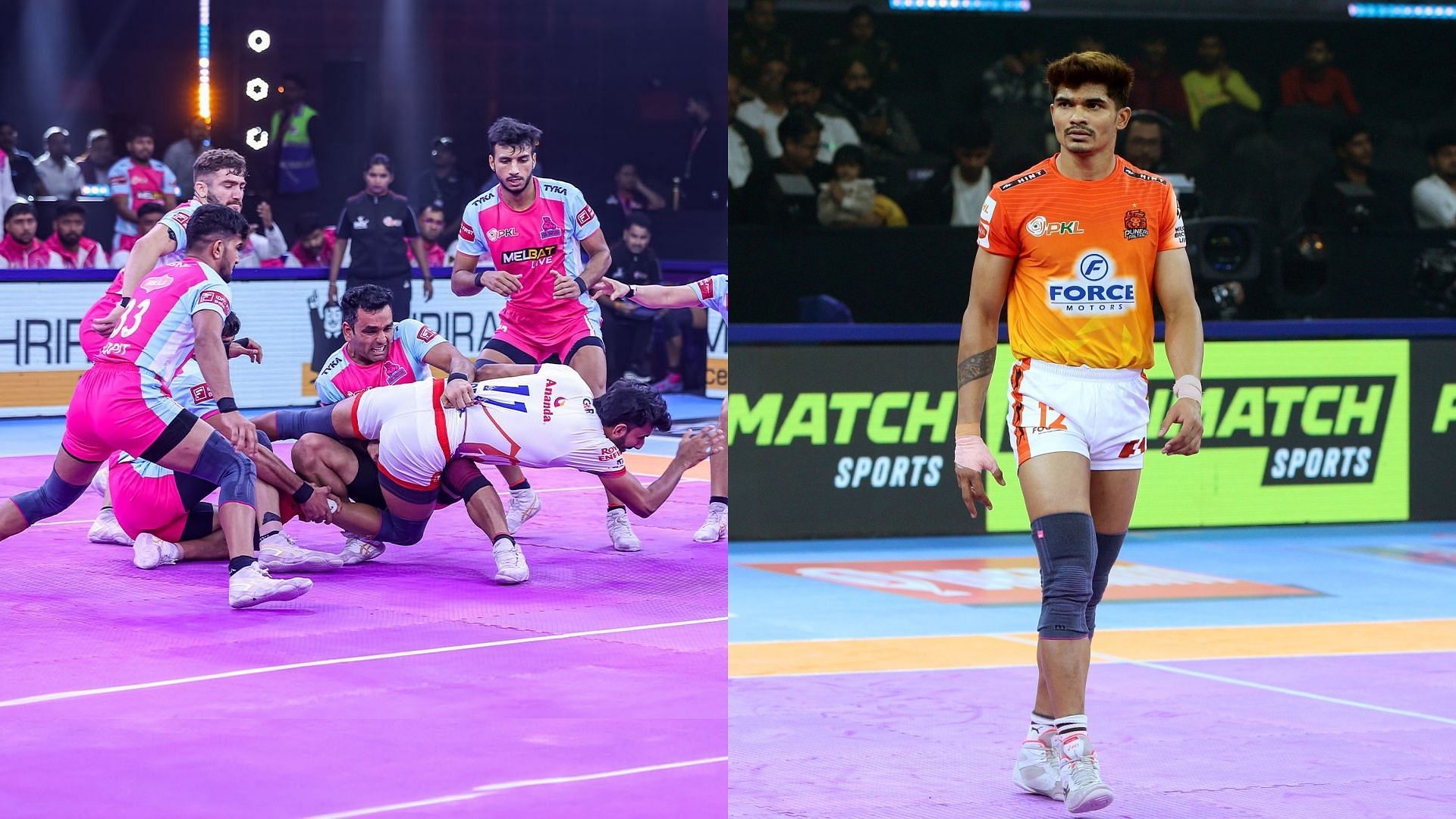 पुनेरी पलटन vs जयपुर पिंक पैंथर्स (Photo Credit- X/@JaipurPanthers/@PuneriPaltan)